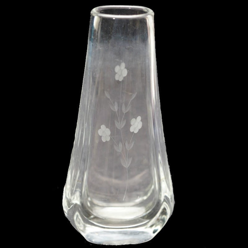 18582 KOSTA V. LINDSTRAND WAZON ZE SZLIFOWANYM KWIATKIEM LATA 60-TE.jpg