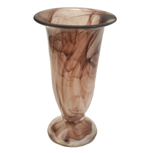 20565 WALTHER DIANA ORALIT CLOUD GLASS SEPIA WAZON RARYTAS.jpg