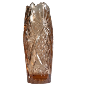 ŁADNY ŁOSOSIOWY WAZON BOGATO DEKOROWANY