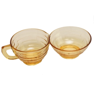 W.J. ROZENDAAL LABYRINTH CUKIERNICA I MLECZNIK BURSZTYNOWE SZKŁO