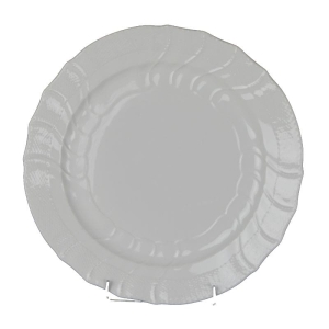 KPM BERLIN ROCAILLE BLANC DUŻA PATERA RELIEFY ŚR. 30,7 CM