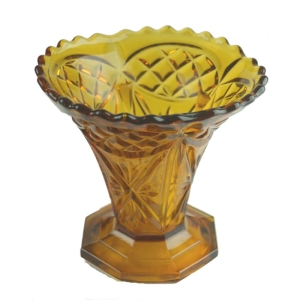 SCAILMONT BURSZTYNOWY SYGNOWANY WAZON KRATER