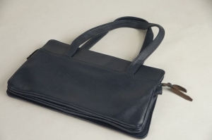 GRANATOWA TOREBKA W STYLU VINTAGE LATA 60-TE