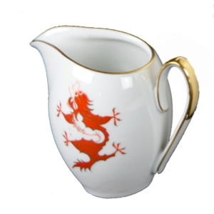 FREIBERG RĘCZNIE MALOWANY MLECZNIK ZE SMOKIEM MING