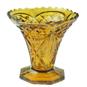 SCAILMONT BURSZTYNOWY SYGNOWANY WAZON KRATER