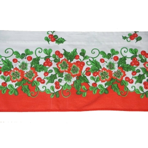 BOŻE NARODZENIE ZAZDROSTKA LAMBREKIN Z MOTYWEM ŚWIĄTECZNYM 172 X 30 CM