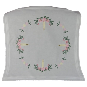 BOŻE NARODZENIE OBRUS HAFT KRZYŻYKOWY 75 X 75 CM