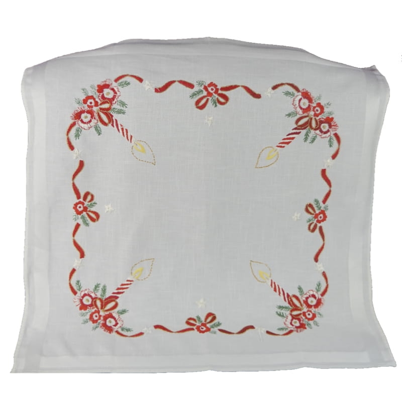 29867 BOŻE NARODZENIE OBRUS RĘCZNIE WYSZYWANY BARWNY 74 x 73 CM.jpg