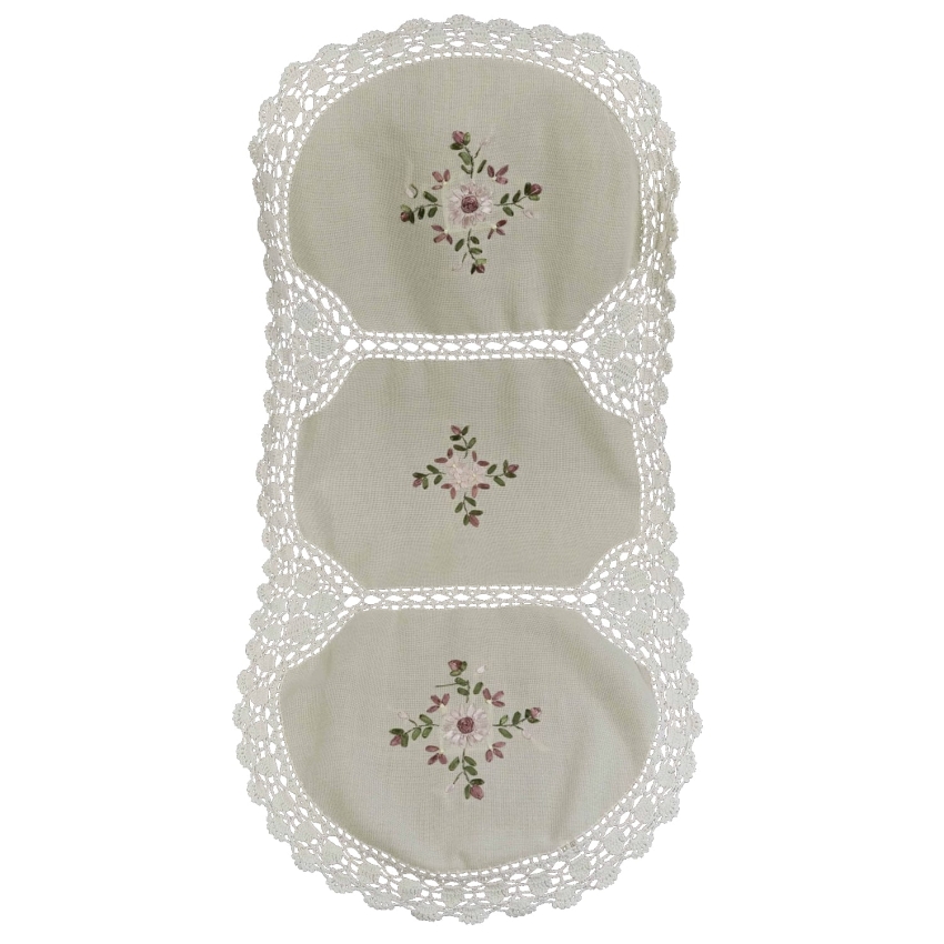38468 KORONKI SZYDEŁKOWE I HAFT WSTĄŻECZKOWY OWALNY OBRUS SERWETA 110 X 51 CM (1).jpg