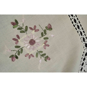 38468 KORONKI SZYDEŁKOWE I HAFT WSTĄŻECZKOWY OWALNY OBRUS SERWETA 110 X 51 CM (2).jpg