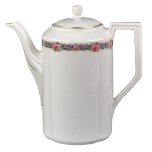 KOENIGSZELT DUŻY DZBANEK DO KAWY Z KWIATOWĄ BORDIURĄ