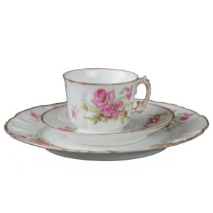 LIMOGES ANEMONY MAKI ŚNIADANIÓWKA SECESJA