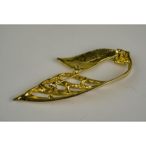 38799 ZŁOTE PIÓRO AŻUROWA STARA ŁADNA BROSZKA (2).jpg