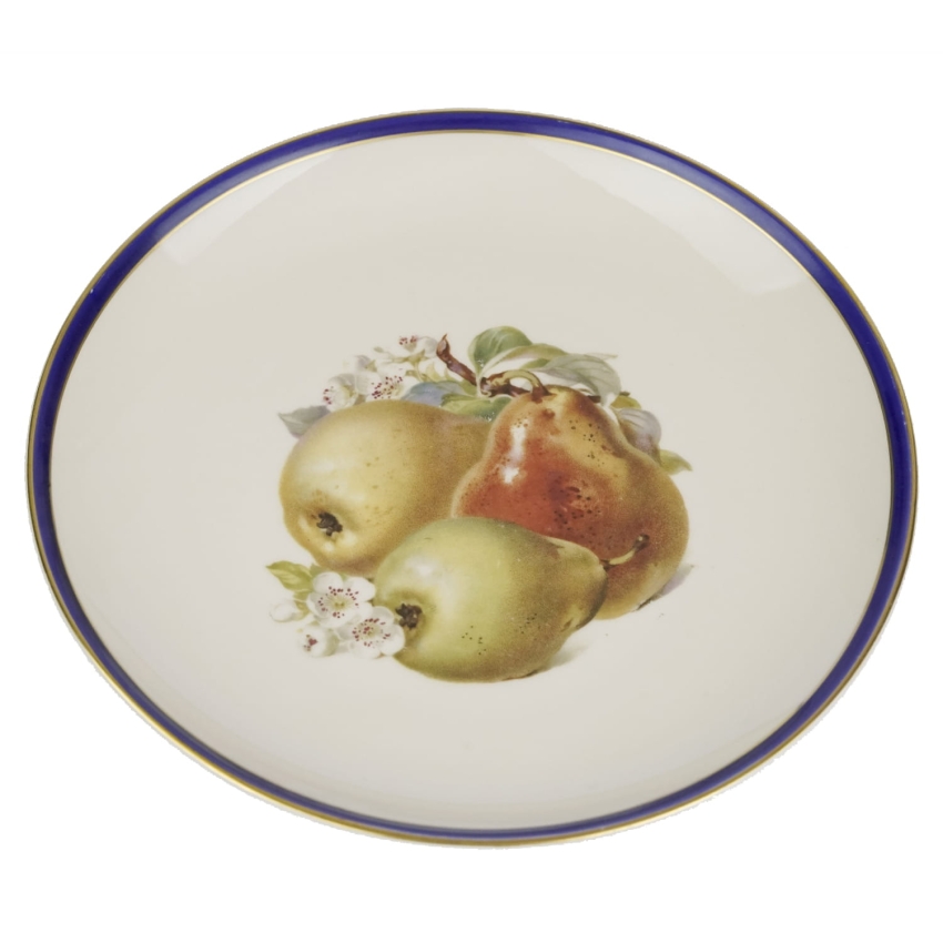 38945 KPM WALDENBURG KOŚĆ SŁONIOWA PATERKA Z GRUSZKAMIDostępność 5 szt (1).jpg