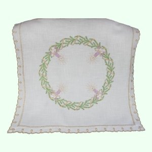 BOŻE NARODZENIE OBRUS SERWETA Z HAFTAMI O MOTYWIE ŚWIĄTECZNYM