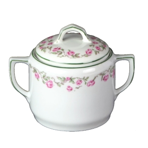 ZEH SCHERZER ŁADNA STARA CUKIERNICA ZE SZLACZKAMI RÓŻYCZEK