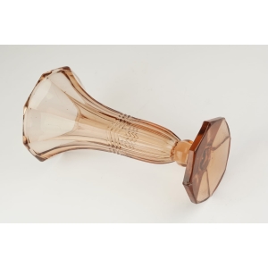 39464 ZAWIERCIE NIETYPOWY ŁOSOSIOWY WAZON NA STOPIE W STYLU ART-DECO (4).jpg