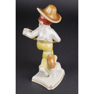 39501 STEATYT KATOWICE Z. BUKSOWICZ FIGURA CHŁOPCA Z HARMONIĄ GRAJKA (4).jpg