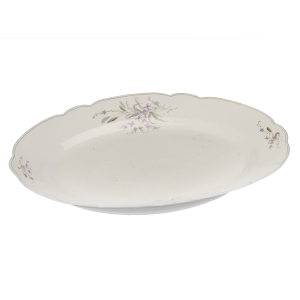 LIMOGES STARA DUŻA PATERA PÓŁMISEK RĘCZNIE MALOWANE KWIATY