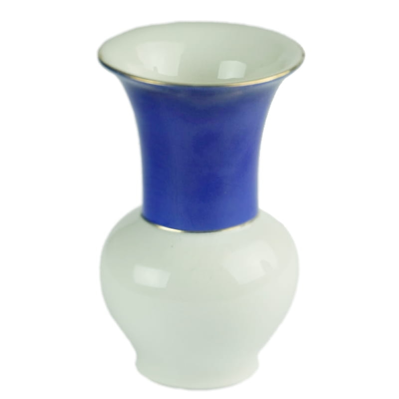 36605 WAWEL ŁADNY WAZON O TRADYCYJNYM KSZTAŁCIE Z SZAFIROWĄ SZYJĄ.jpg