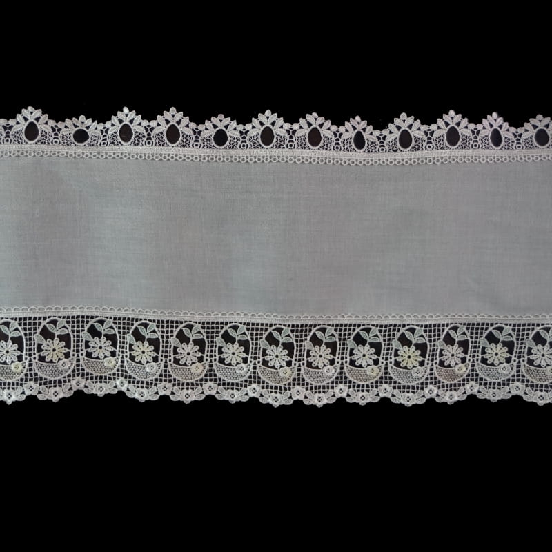 32001 GUSTOWNA ZAZDROSTKA LAMBREKIN Z KORONKĄ GIPIUROWĄ 136 X 32 CM.jpg