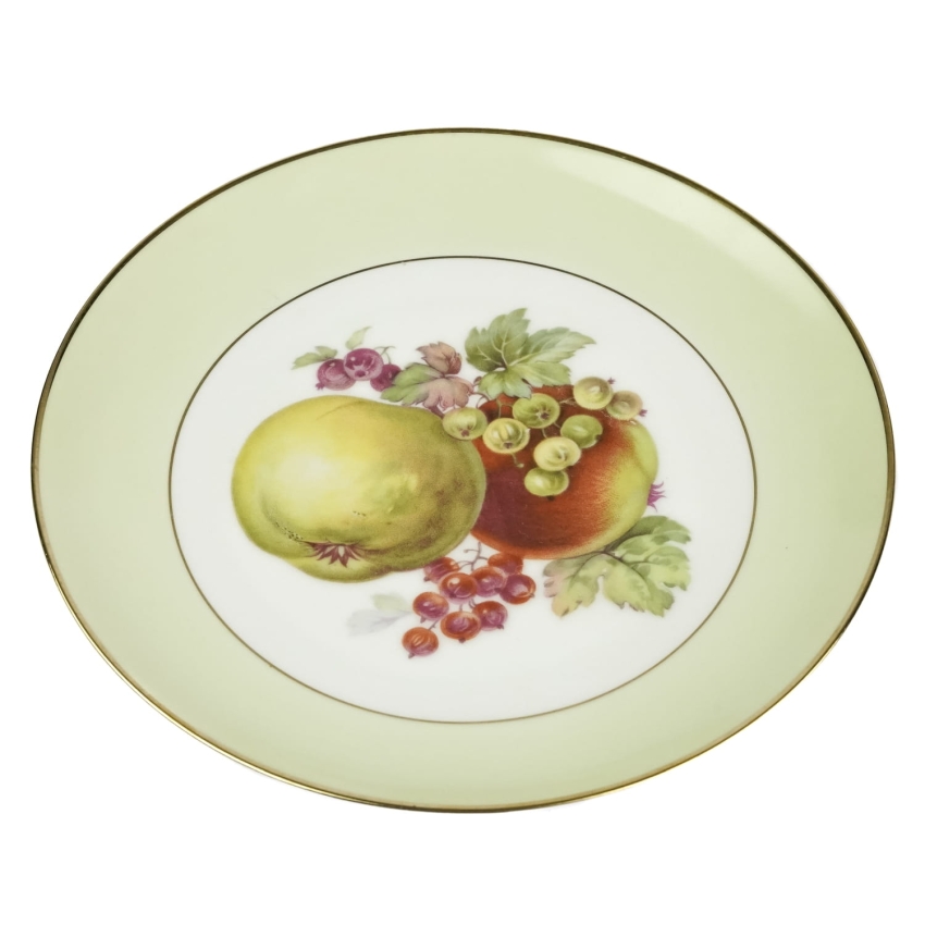 39781 TIRSCHENREUTH ŚLICZNA OWOCOWA PATERKA TALERZ Z SELEDYNOWYM KOŁNIERZYKIEMDostępność 3 szt (1).jpg