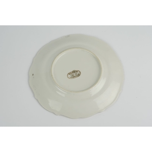 39848 BOHEMIA SECESJA RĘCZNIE MALOWANA PATERKADostępność 2 szt (8).jpg