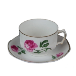 HAVILAND ŚLICZNA FILIŻANKA ZE SPODKIEM RÓŻE