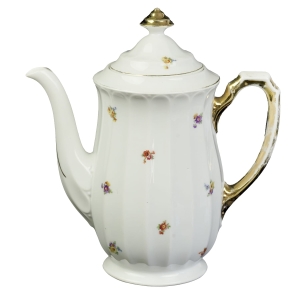 HUTA FRANCISZKA DUŻY DZBAN DO KAWY W DROBNE KWIATECZKI