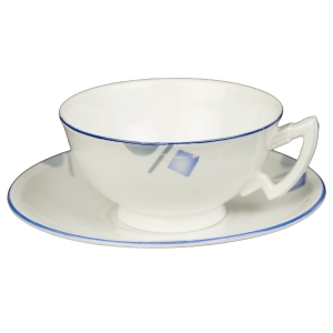 40402 BRACIA BENEDIKT CZESKIE ART-DECO FILIŻANKA ZE SPODKIEM NIEBIESKIE DEKORACJE (1).jpg