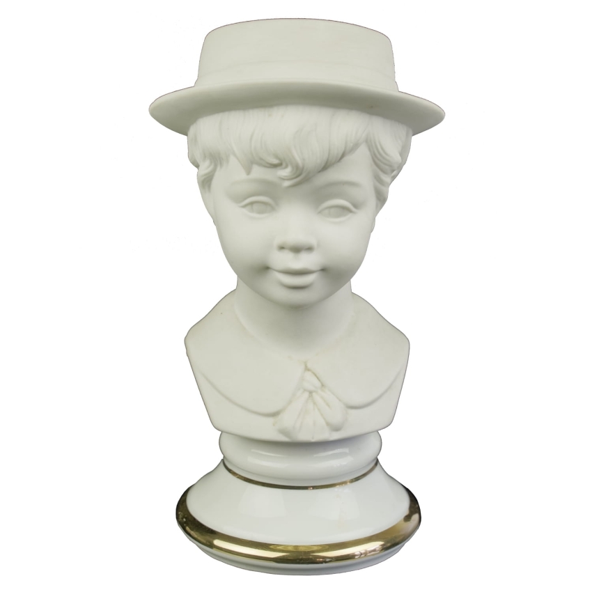 40696 SANGO PORCELANOWE POPIERSIE CHŁOPCA W KAPELUSZU PORCELANA BISKWITOWA ZE ZŁOCENIEM (1).jpg