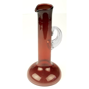 37953 TARNOWIEC J. SŁUCZAN-ORKUSZ RUBINOWA KARAFKA DZBAN WAZON Z UCHEM#285.jpg