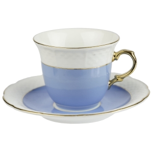 THUN NATÁLIE BŁĘKITNA FILIŻANKA ZE SPODKIEM