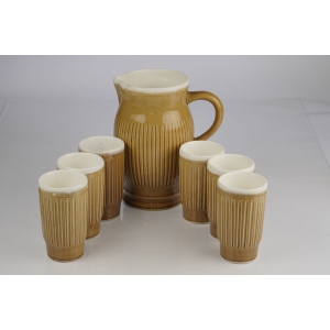 41235 CERAMICZNY ZESTAW DO WODY WINA SYGNOWANY 1+6 (7).jpg