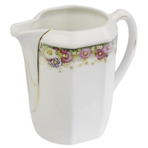 C.T. ALTWASSER SECESJA MLECZNIK Z KWIATOWĄ BORDIURĄ STOKROTKI