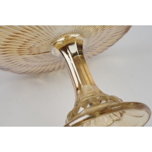 41374 CARNIVAL GLASS IRYZOWANA PATERA NA NODZE OWOCARKA REICH (5).jpg