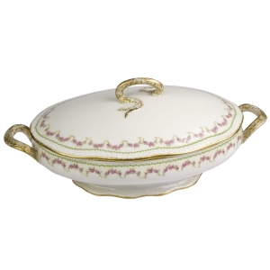 LIMOGES CHARLES MARTIN SECESJA ŚLICZNA WAZA TERYNA