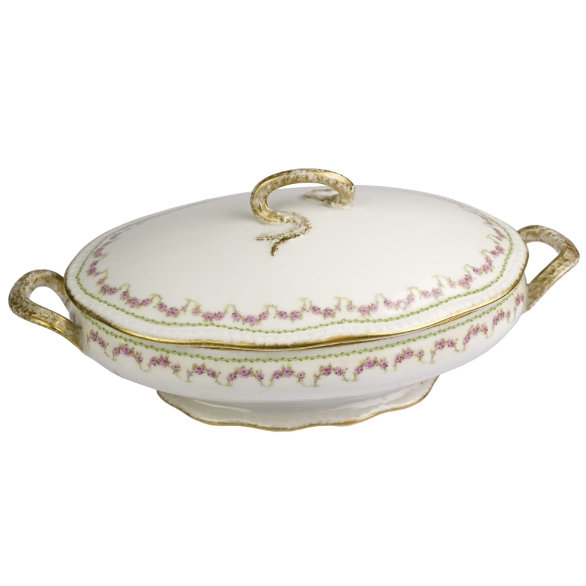 42472 LIMOGES CHARLES MARTIN SECESJA ŚLICZNA WAZA TERYNA (1).jpg