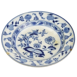 VILLEROY & BOCH DRESDEN TALERZ DO ZUPY GŁĘBOKI WZÓR CEBULOWY