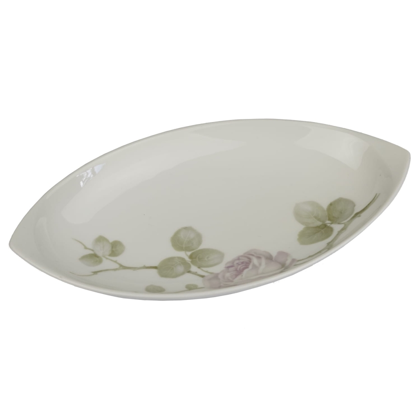 42797 ROSENTHAL CHRISTIANIA OWALNY PÓŁMISEK Z RÓŻOWĄ RÓŻĄ (1).jpg