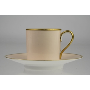 43129 NORITAKE FILIŻANKA MOKKA ZE SPODKIEM PASTELOWA ŁOSOSIOWA (2).jpg