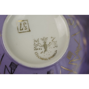 43327 STARA ROLE FIOLETOWA PASTELOWA FILIŻANKA ZŁOTE WZORKI (4).jpg