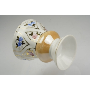43516 BIEDERMEIER PUCHAR KIELICH RĘCZNIE MALOWANY ZŁOCONY ŚLĄSK (5).jpg