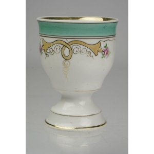 43517 BIEDERMEIER PUCHAR KIELICH RĘCZNIE MALOWANY ZŁOCONY ŚLĄSK (2).jpg