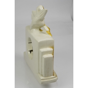 43538 CERAMICZNY FAJANSOWY ZEGAR KOMINKOWY Z KACZKAMI (8).jpg