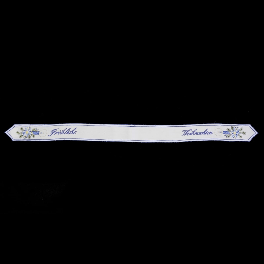 43562 BOŻE NARODZENIE SZARFA ŚRODEK STOŁU NIEBIESKIE HAFTY 110 X 7,5 CM (1).jpg