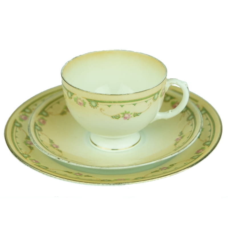 34989 BLYTH PORCELAIN SECESYJNY ZESTAW ŚNIADANIOWY GIRLANDY RÓŻYCZEK.jpg