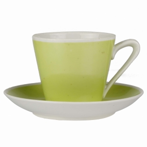 LICHTE SELEDYNOWA MOKKA ZE SPODKIEM LATA 60/70-TE