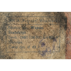 44531 PRZYJAŹŃ WŁOCŁWAEK CERAMICZNY WAZON STALAKTYT (5).jpg