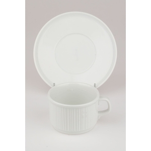 44538 ROSENTHAL T. WIRKKALA VARIATION FILIŻANKA ZE SPODKIEM Z BIAŁEJ PORCELANY (3).jpg